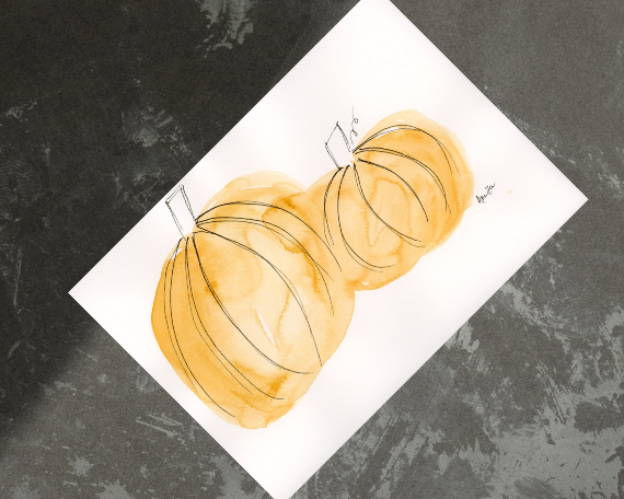 Watercolor 2170 Art Print
