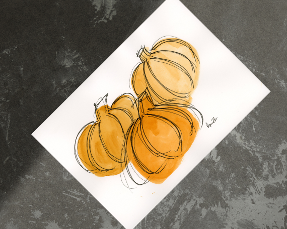 Watercolor 2211 Art Print