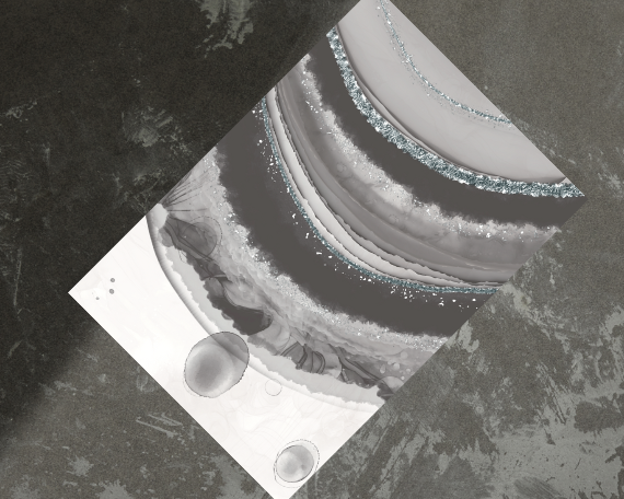 Moon Rock Art Print