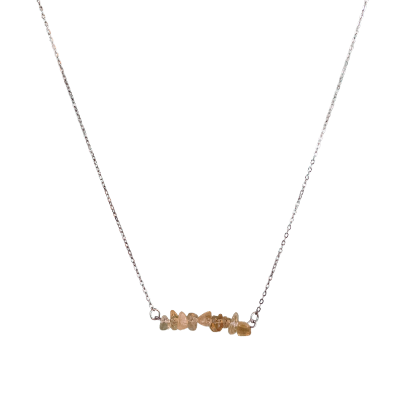 Citrine Bar Necklace