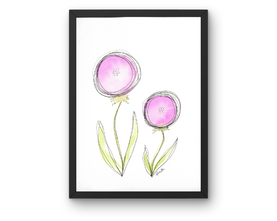 Watercolor 2061 Art Print