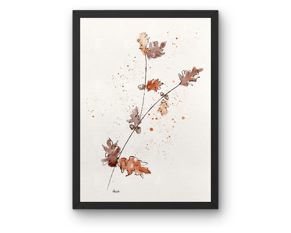 Watercolor 2248 Art Print