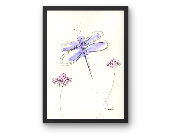 Watercolor 2217 Art Print