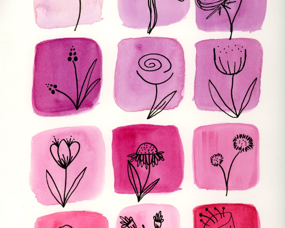 Watercolor 2190 Art Print