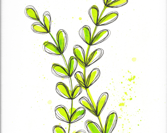 Watercolor 2028 Art Print