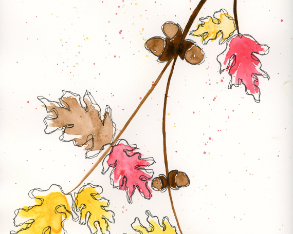 Watercolor 2206 Art Print