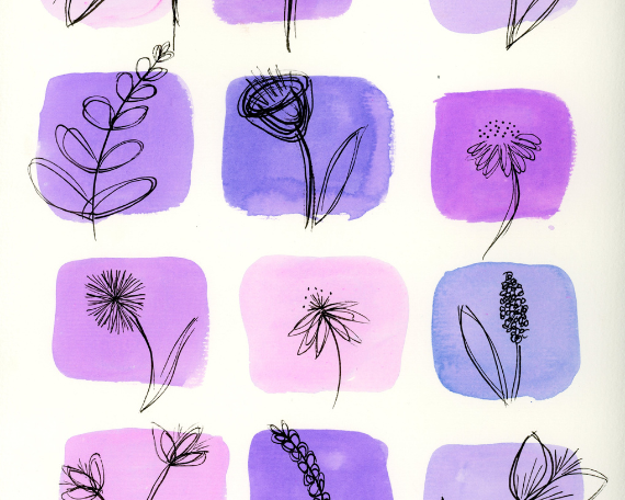 Watercolor 2219 Art Print