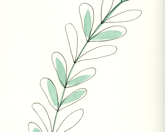 Watercolor 2229 Art Print