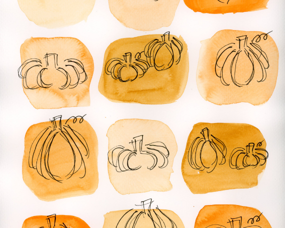 Watercolor 2204 Art Print
