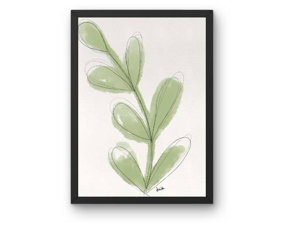 Watercolor 2249 Art Print