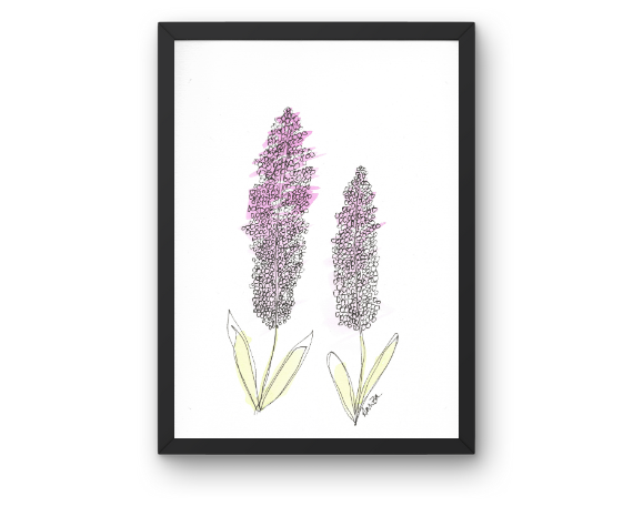 Watercolor 2039 Art Print