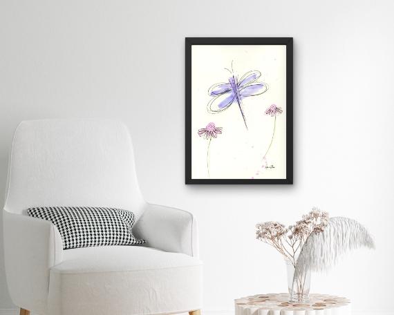 Watercolor 2217 Art Print