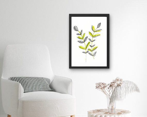 Watercolor 2017 Art Print