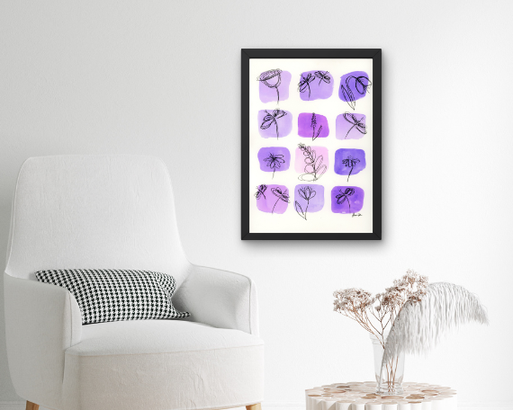 Watercolor 2178 Art Print