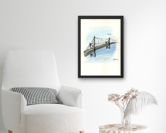 Watercolor 2193 Art Print