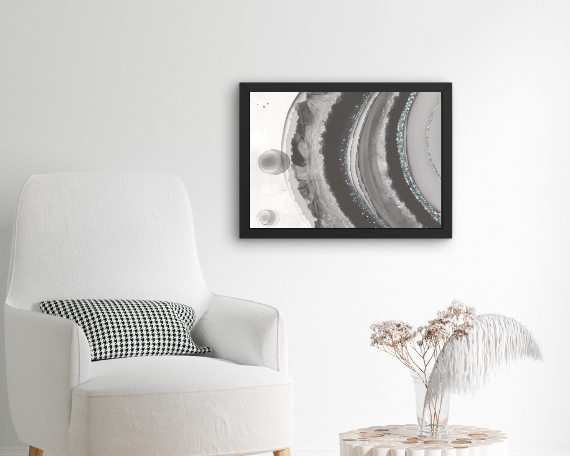 Moon Rock Art Print