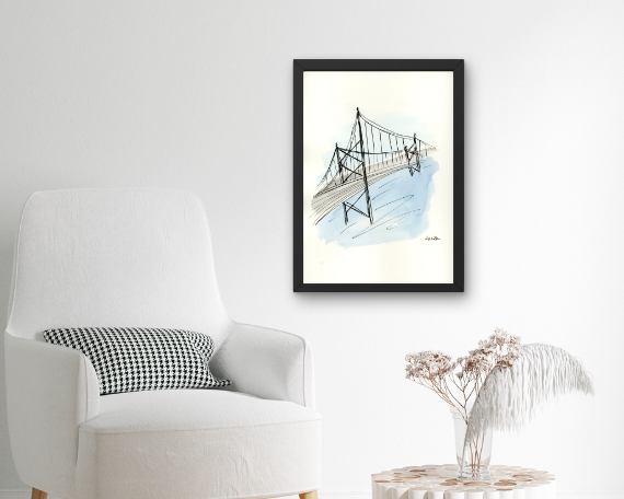 Watercolor 2185 Art Print