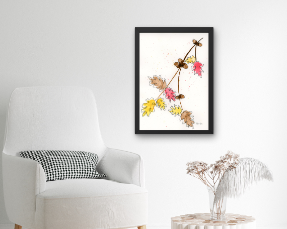 Watercolor 2206 Art Print