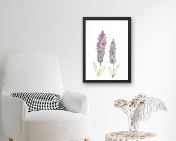 Watercolor 2039 Art Print