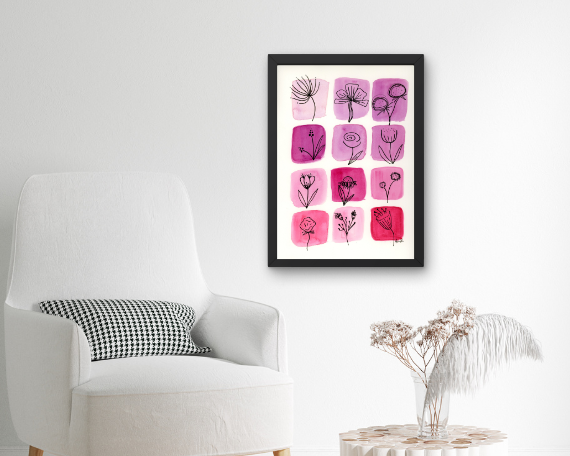Watercolor 2190 Art Print