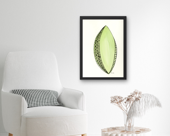 Watercolor 2225 Art Print