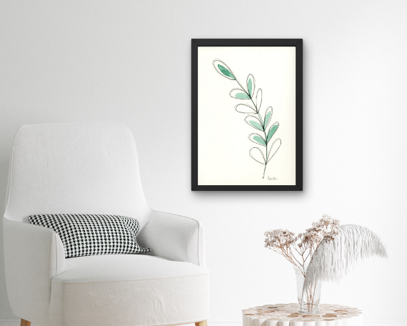 Watercolor 2232 Art Print