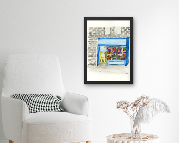 Watercolor 2191 Art Print