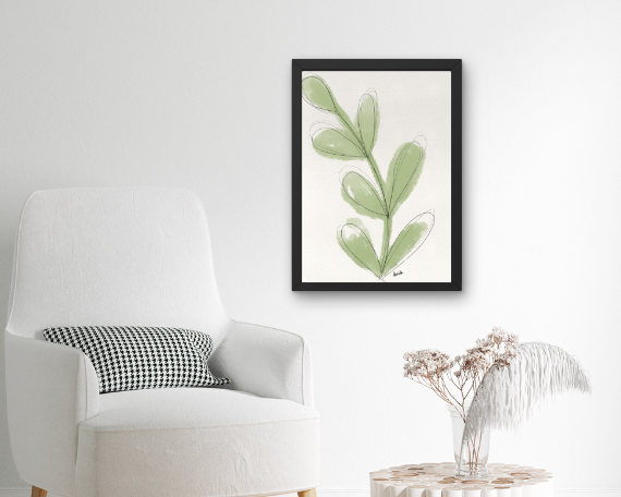 Watercolor 2249 Art Print