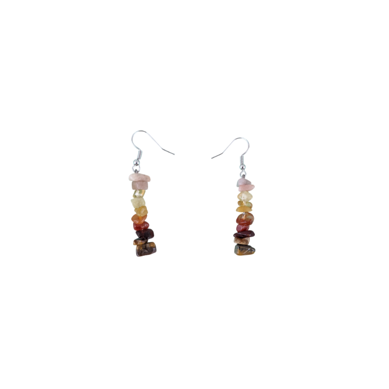 Good Vibes: Positivity and Courage Dangle Earrings