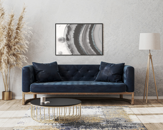 Moon Rock Art Print
