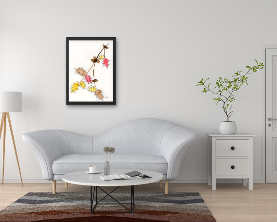 Watercolor 2206 Art Print