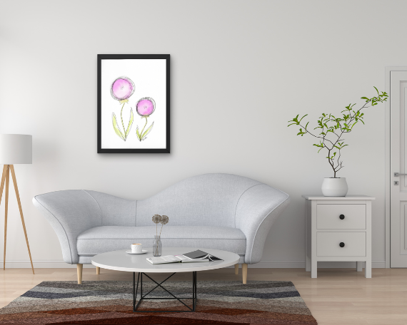 Watercolor 2061 Art Print
