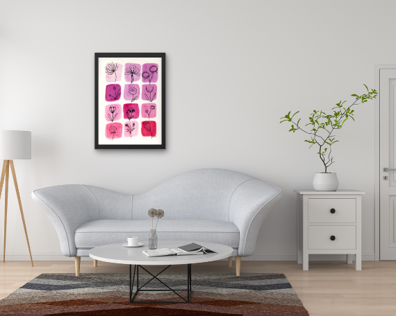 Watercolor 2190 Art Print