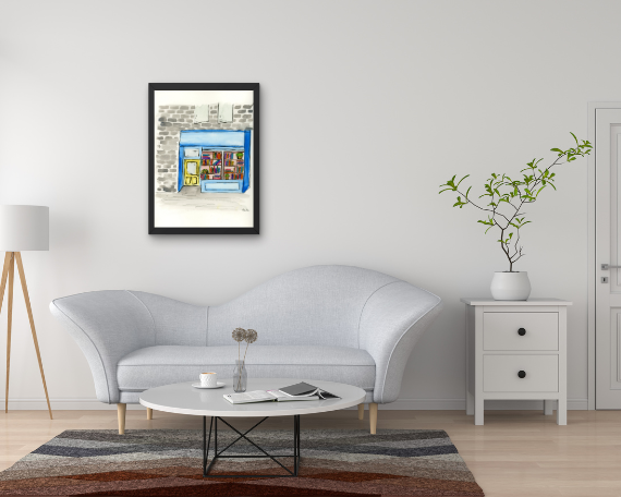 Watercolor 2191 Art Print