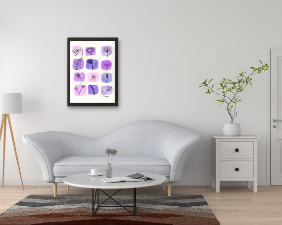 Watercolor 2219 Art Print