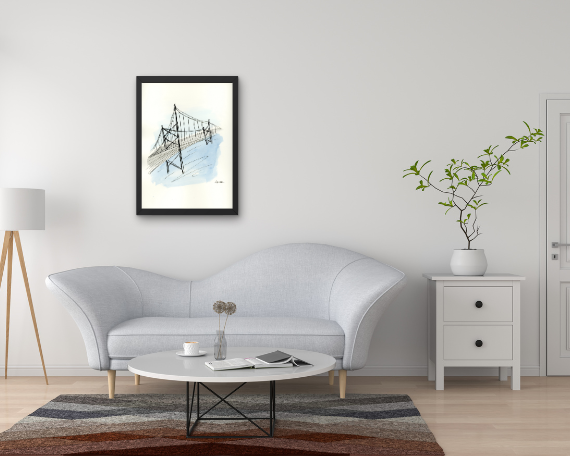 Watercolor 2185 Art Print