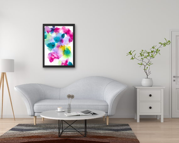 Luz Rosa Art Print