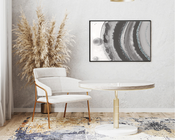 Moon Rock Art Print