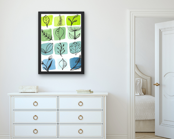 Watercolor 2055 Art Print
