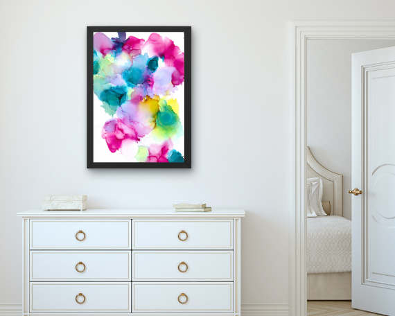 Luz Rosa Art Print