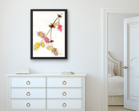 Watercolor 2206 Art Print
