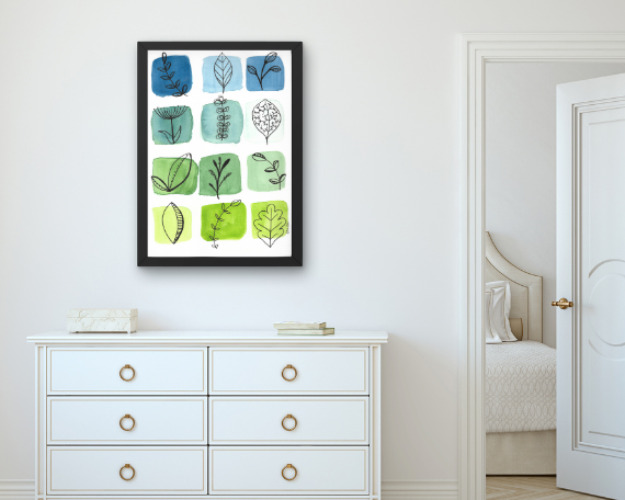 Watercolor 2056 Art Print