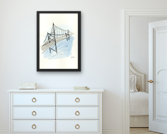Watercolor 2185 Art Print