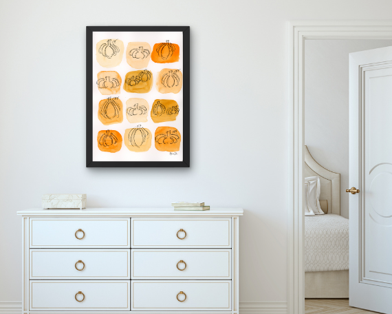 Watercolor 2204 Art Print