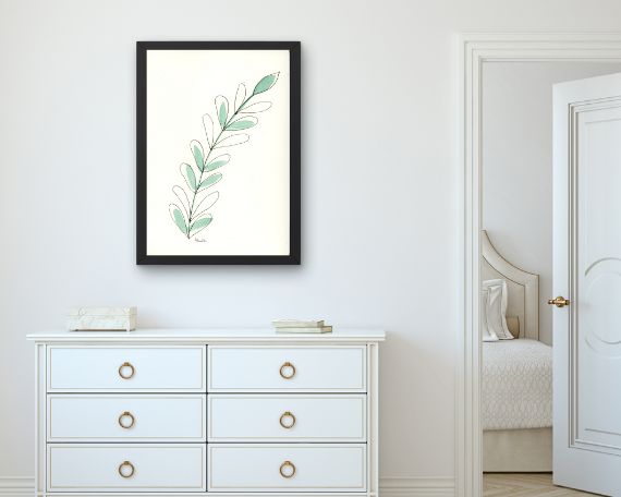 Watercolor 2229 Art Print