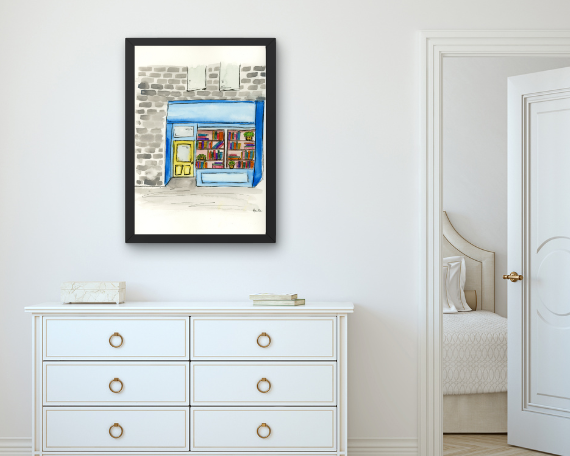 Watercolor 2191 Art Print