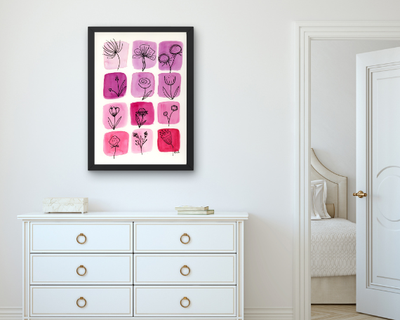 Watercolor 2190 Art Print