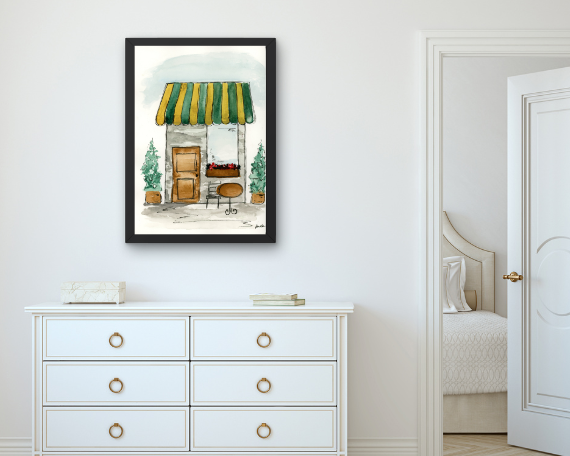 Watercolor 2208 Art Print