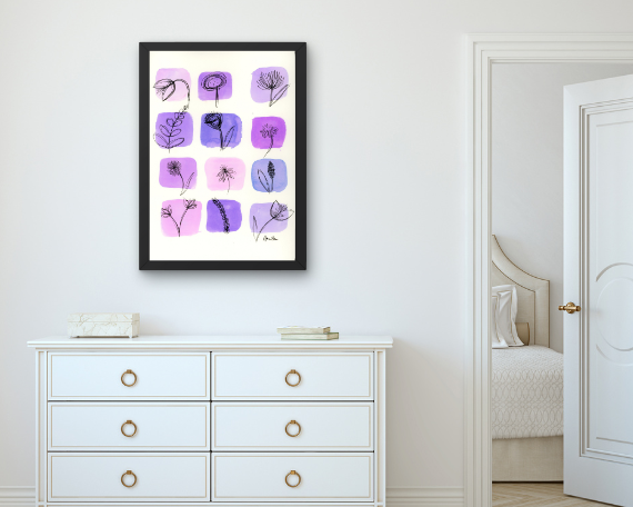 Watercolor 2219 Art Print