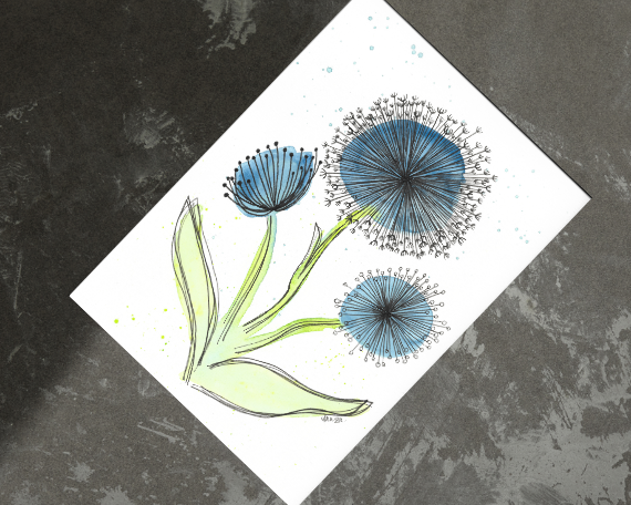 Watercolor 2023 Art Print